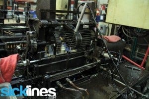 Wheelsmith spoke making machine
