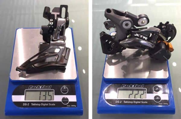 2015 Shimano XTR M9000 weights